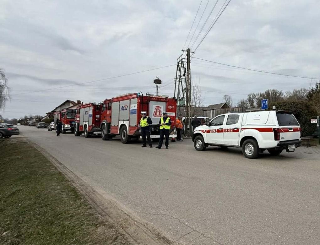 Powiat węgrowski: Ewakuacja szkoły podstawowej w Zespole Oświatowym w Toporze