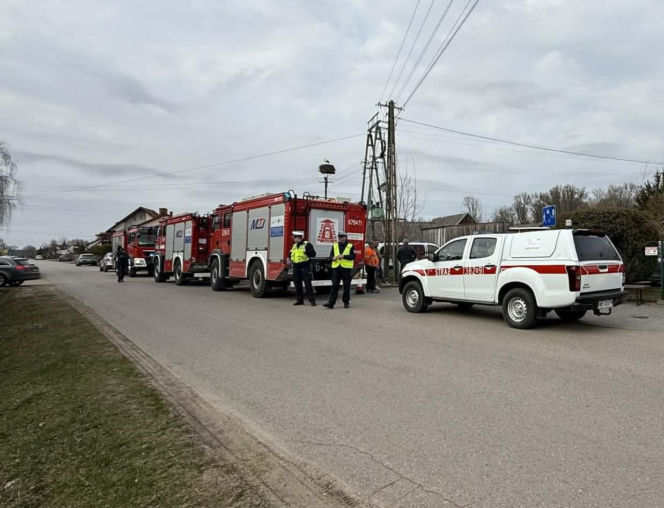 Powiat węgrowski: Ewakuacja szkoły podstawowej w Zespole Oświatowym w Toporze