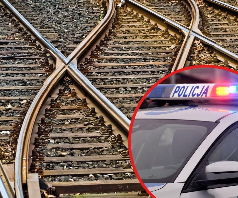 Koszmar na torach w Redzie! Pociąg potrącił 35-latka. Mężczyzna zmarł na miejscu