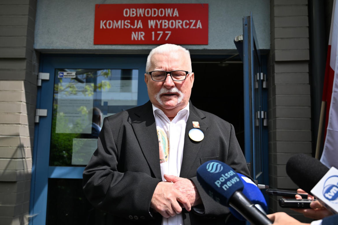 Wybory prezydenckie 2025 - Lech Wałęsa.