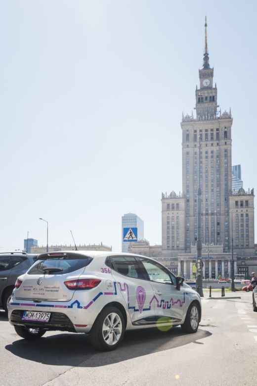 Renault Clio w systemie Traficar