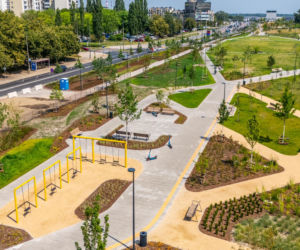Park nad Południową Obwodnicą Warszawy w Warszawie