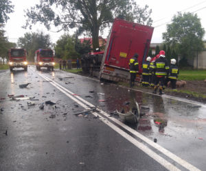 Śmiertelny wypadek na DK15. Nie żyją dwie osoby [ZDJĘCIA]