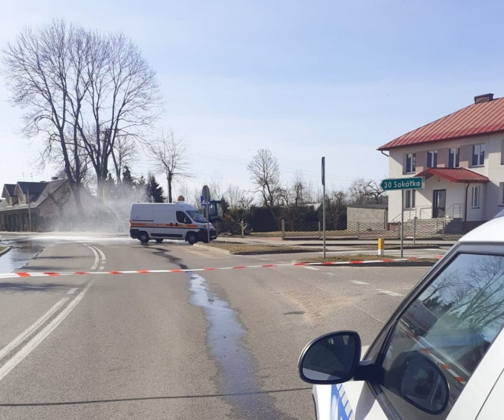 Dąbrowa Białostocka. Ewakuowano przedszkole i 40 budynków