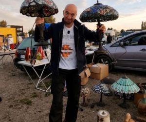 Radosław Nakonowski i jego lampy w stylu Tiffany'ego