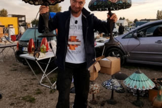 Radosław Nakonowski i jego lampy w stylu Tiffany'ego