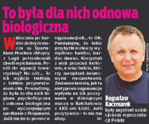 Trener Kaczmarek po skandalu po Spartak - Legia