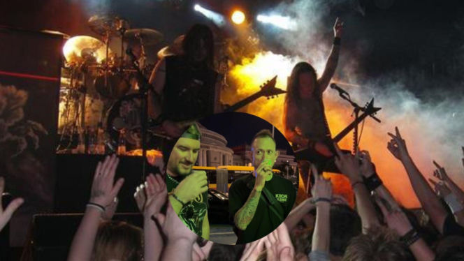 Muzycy kultowej metalowej formacji raczyli się polskim trunkiem na ulicach Warszawy! Smakowało im?