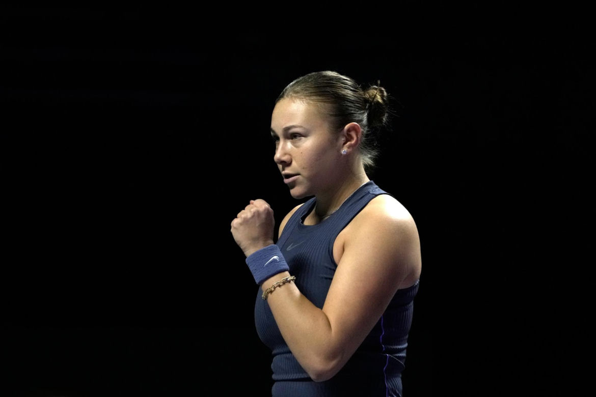 Iga Świątek - Amanda Anisimova. Spódniczki płatały figla zawodniczkom