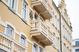 Zabytkowa kamienica przy ul. Targowej 62