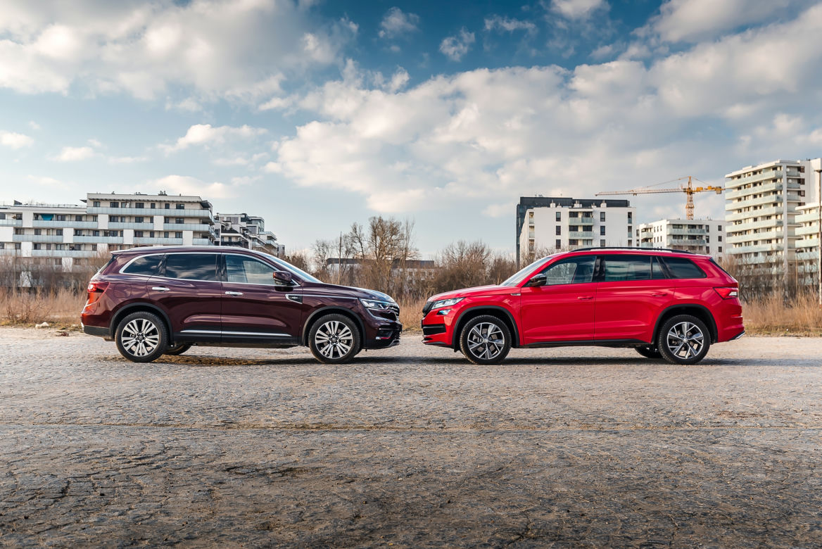 Renault Koleos 2.0 dCi 190 KM X-Tronic 4x4 Initiale Paris vs. Skoda Kodiaq 2.0 TDI 190 KM DSG7 4x4 Sportline