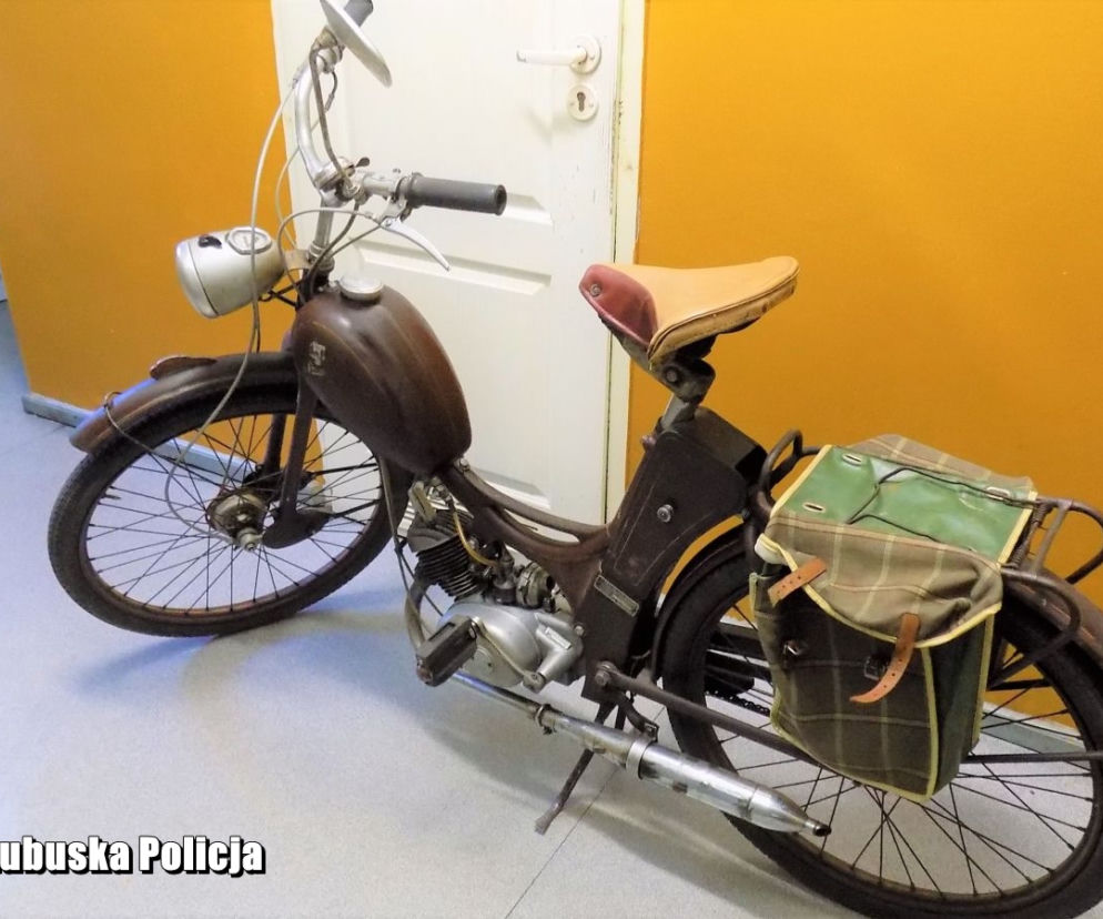 Policjanci znaleźli u 29-latka zabytkowy motocykl z Niemiec