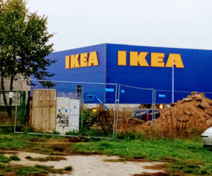 Budowa sklepu IKEA w Szczecinie - październik 2020
