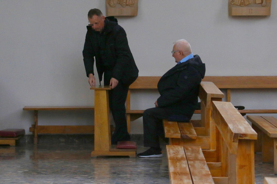 Lech Wałęsa bez temblaka