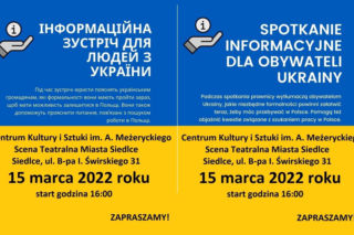 Spotkania informacyjne dla uchodźców i siedlczan, którzy przyjęli ich pod swój dach