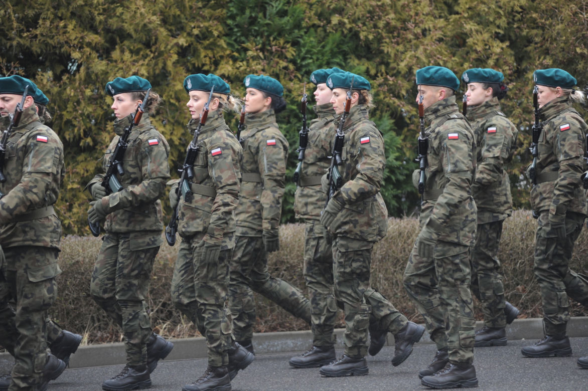 Ochotnicy złożyli przysięgę wojskową