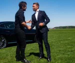 Andrzej Piaseczny jeździ Lexusem LS 500