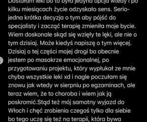 Iga Krefft na Instagramie o chorobie, załamaniu psychicznym i terapii - slajd 7