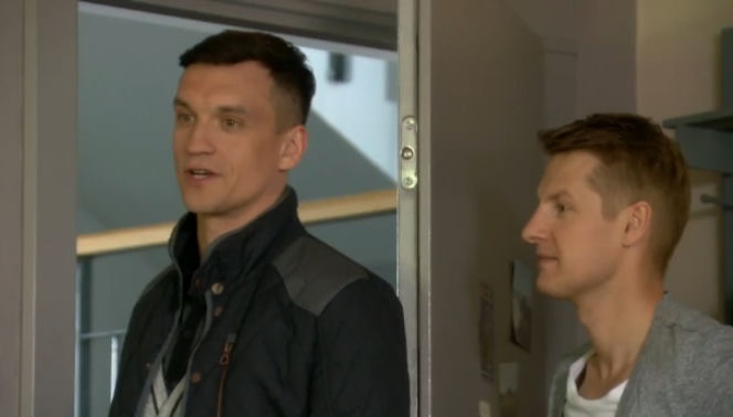 M jak miłość odc. 1076. Jurek (Michał Czernecki), Paweł (Rafał Mroczek)