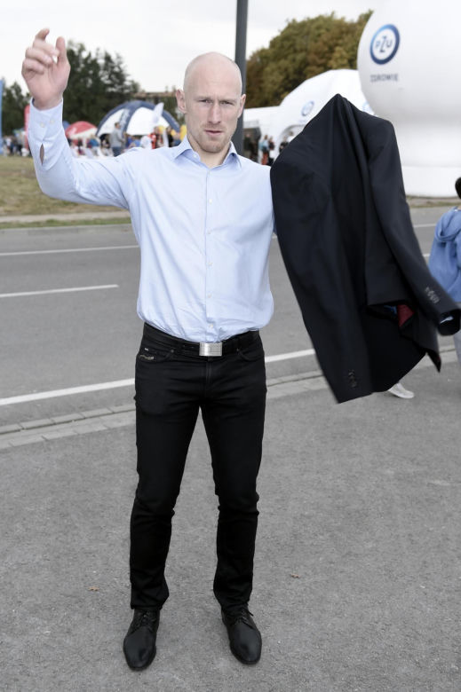 Krzyszof "Diablo" Włodarczyk z żoną