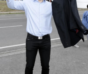 Krzyszof Diablo Włodarczyk z żoną