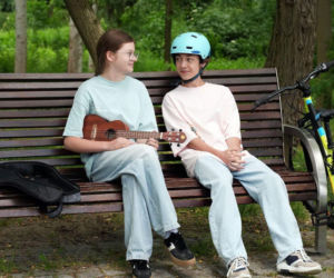 Barwy szczęścia odc. 3281. Emil (Artem Malaszczuk), Pola (Gabriela Szewczyk)