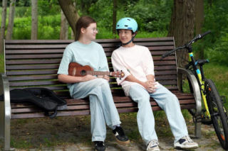 Barwy szczęścia odc. 3281. Emil (Artem Malaszczuk), Pola (Gabriela Szewczyk)