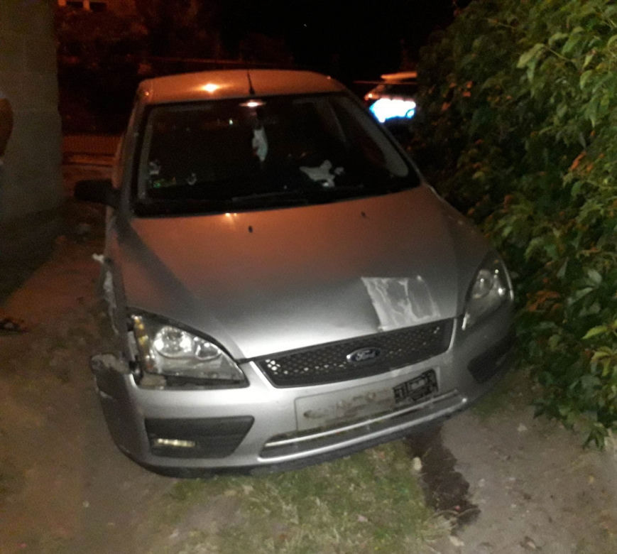 Zdemolował autem cudze podwórko w Nowym Dworze 