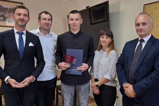 14-latek bohater Kacper Turek wyróżniony przez lokalne władze