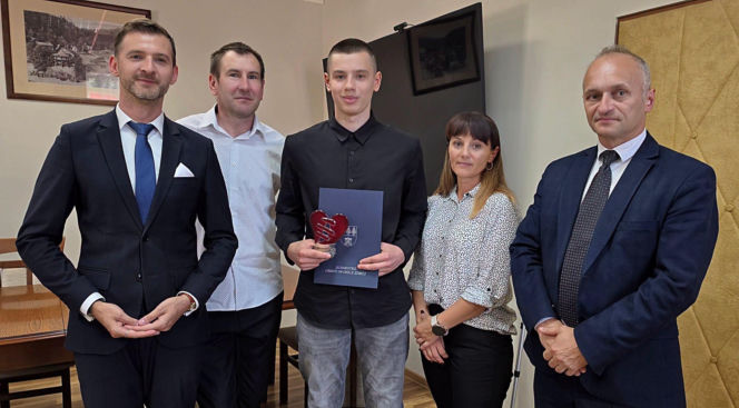 14-latek bohater Kacper Turek wyróżniony przez lokalne władze