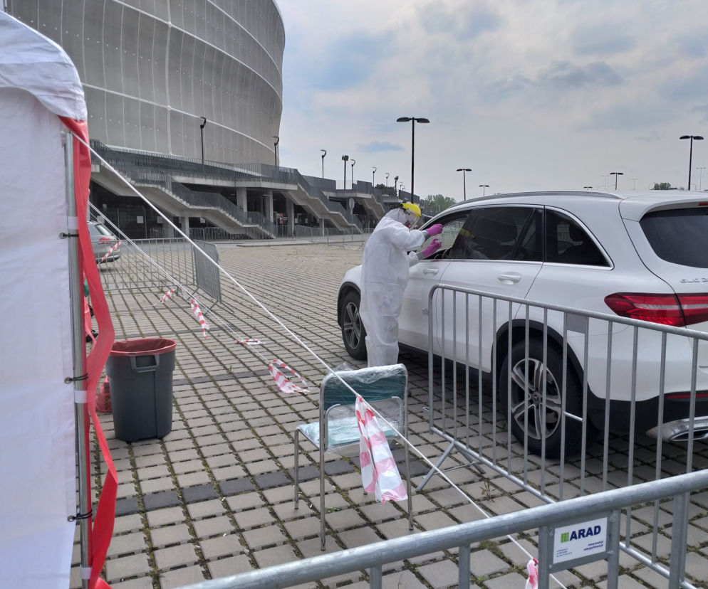testy na koronawirusa stadion Wrocław