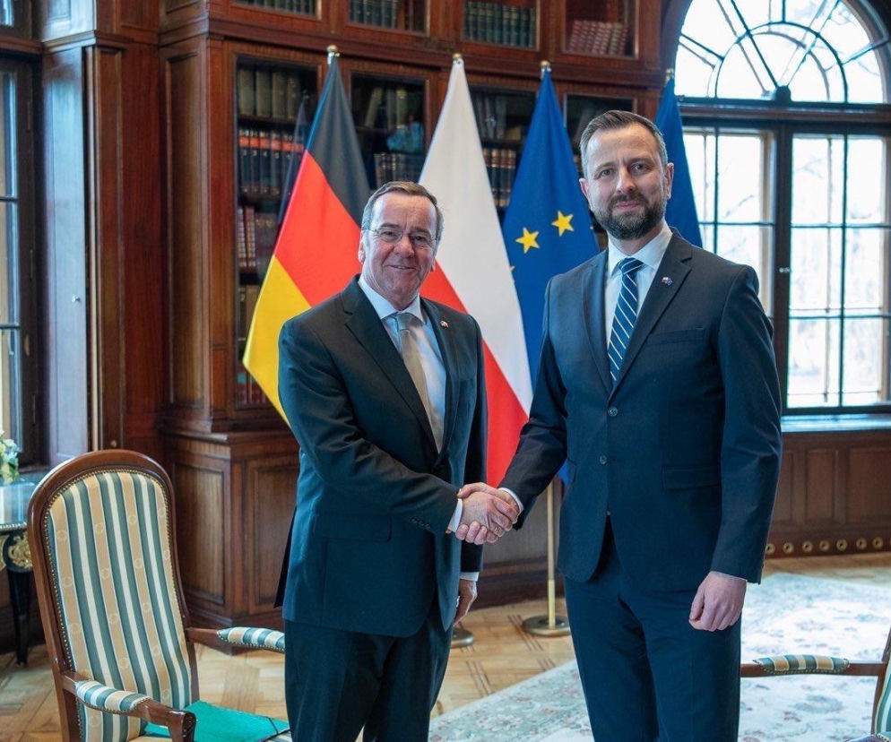 Władysław Kosiniak - Kamysz i Boris Pistorius
