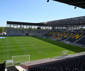 Trwa budowa Stadionu Miejskiego im. Floriana Krygiera w Szczecinie 