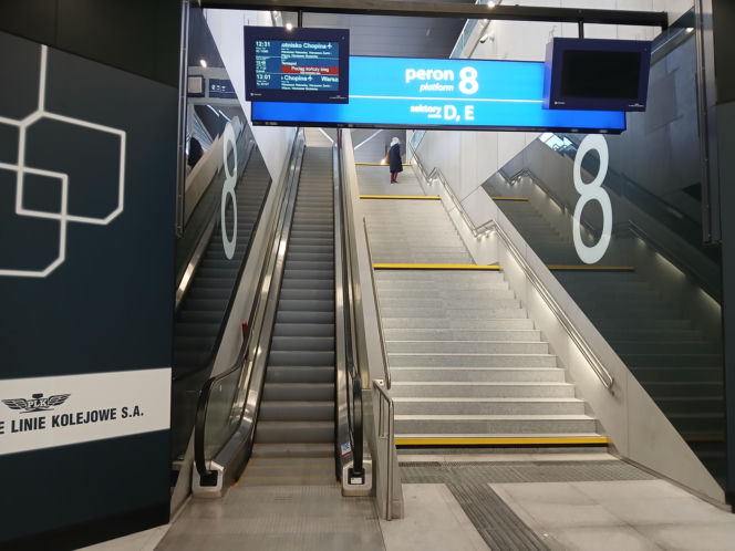 Dworzec kolejowy Warszawa Zachodnia po otwarciu