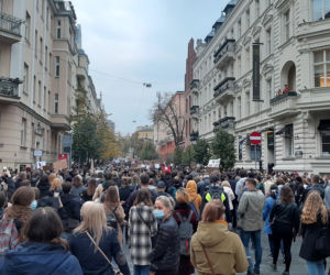 Strajk kobiet w centrum Poznania