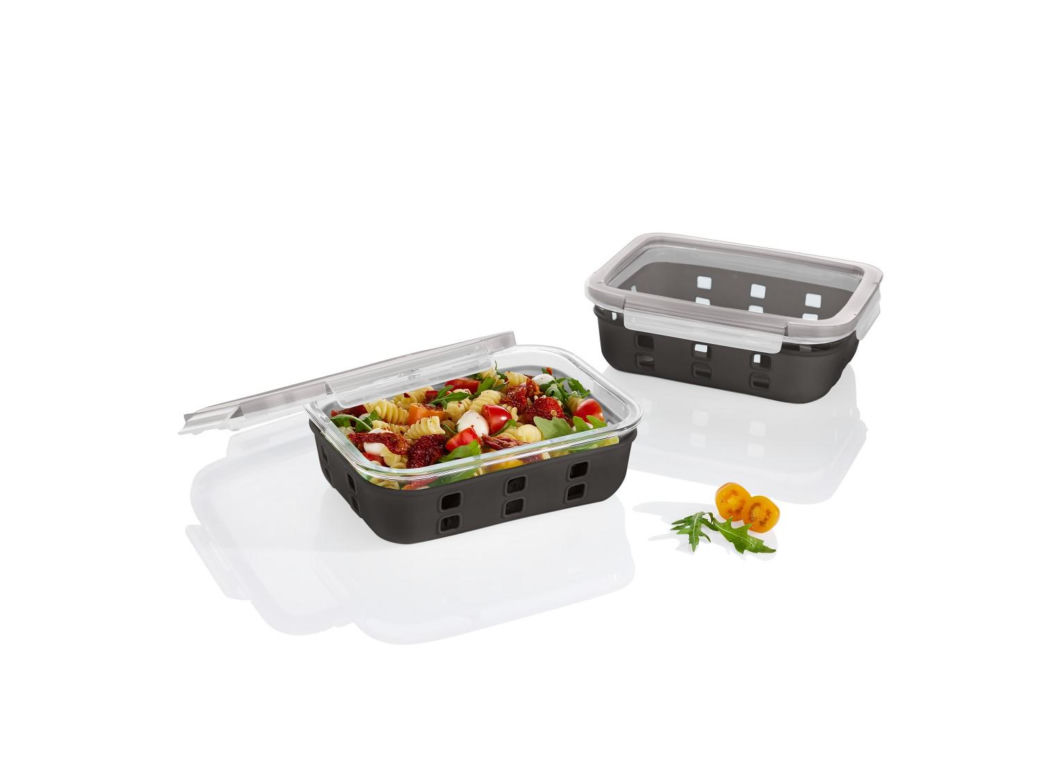 Zestaw 2 szklanych lunchboxów LIVARNO home