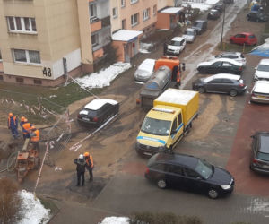 Wielka awaria wodociągowa na Retkini