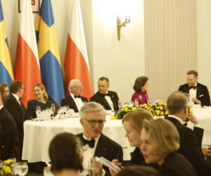 Obiad na cześć szwedzkiej pary królewskiej