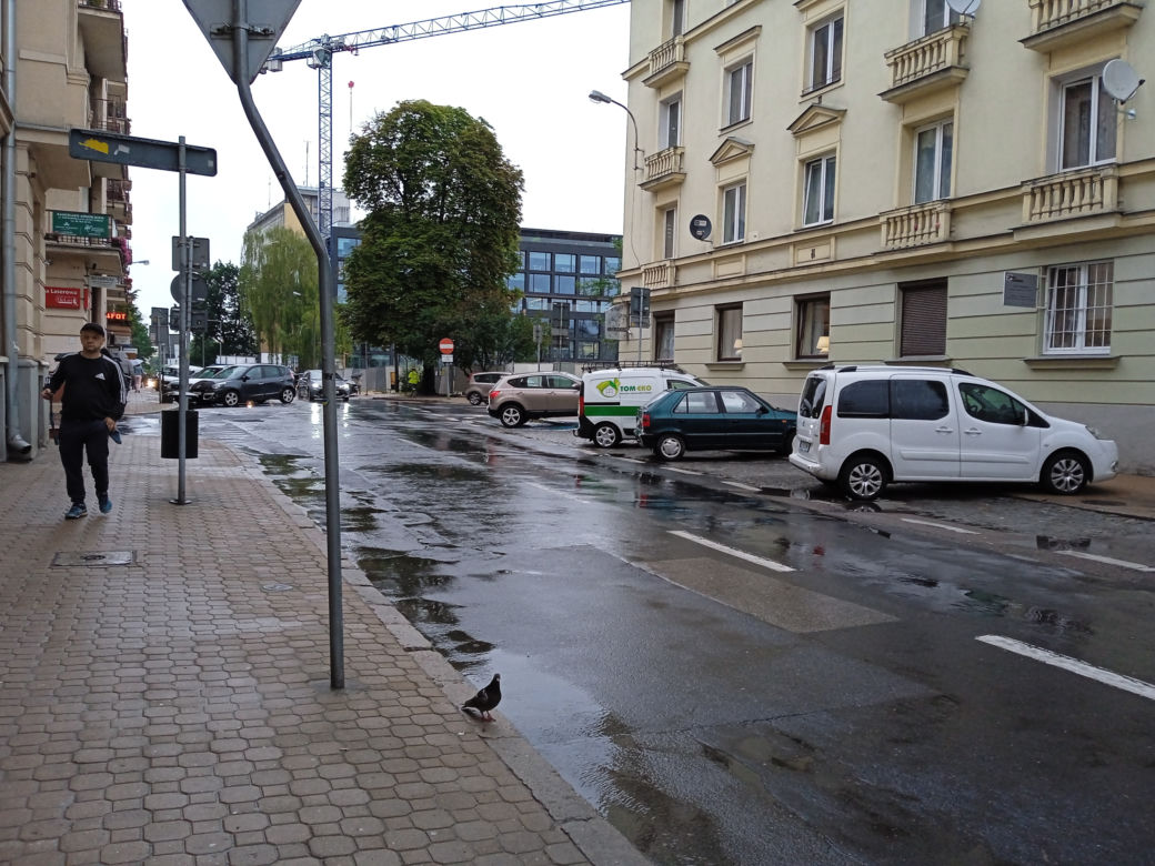 Deszczowy dzień w Lublinie 