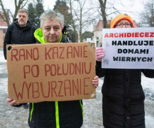Protest mieszkańców Osiedla Maltańskiego