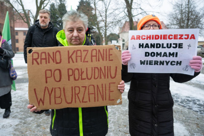 Protest mieszkańców Osiedla Maltańskiego