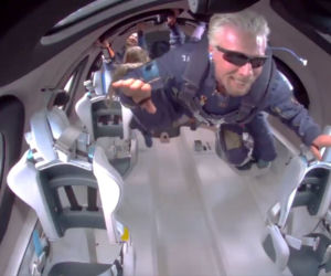 Miliarder Richard Branson poleciał w kosmos 