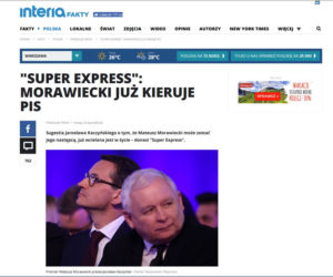 Morawiecki juz rządzi partia. Burza po publikacji SE