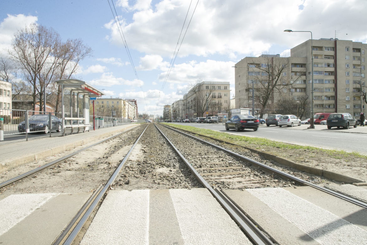 Remont torowiska na Grochowskiej