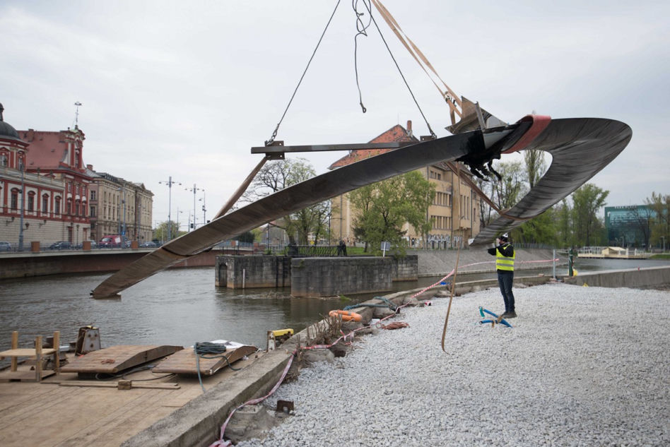 Nawa Oskara Zięty: rzeźba miejska na Wyspie Daliowej we Wrocławiu