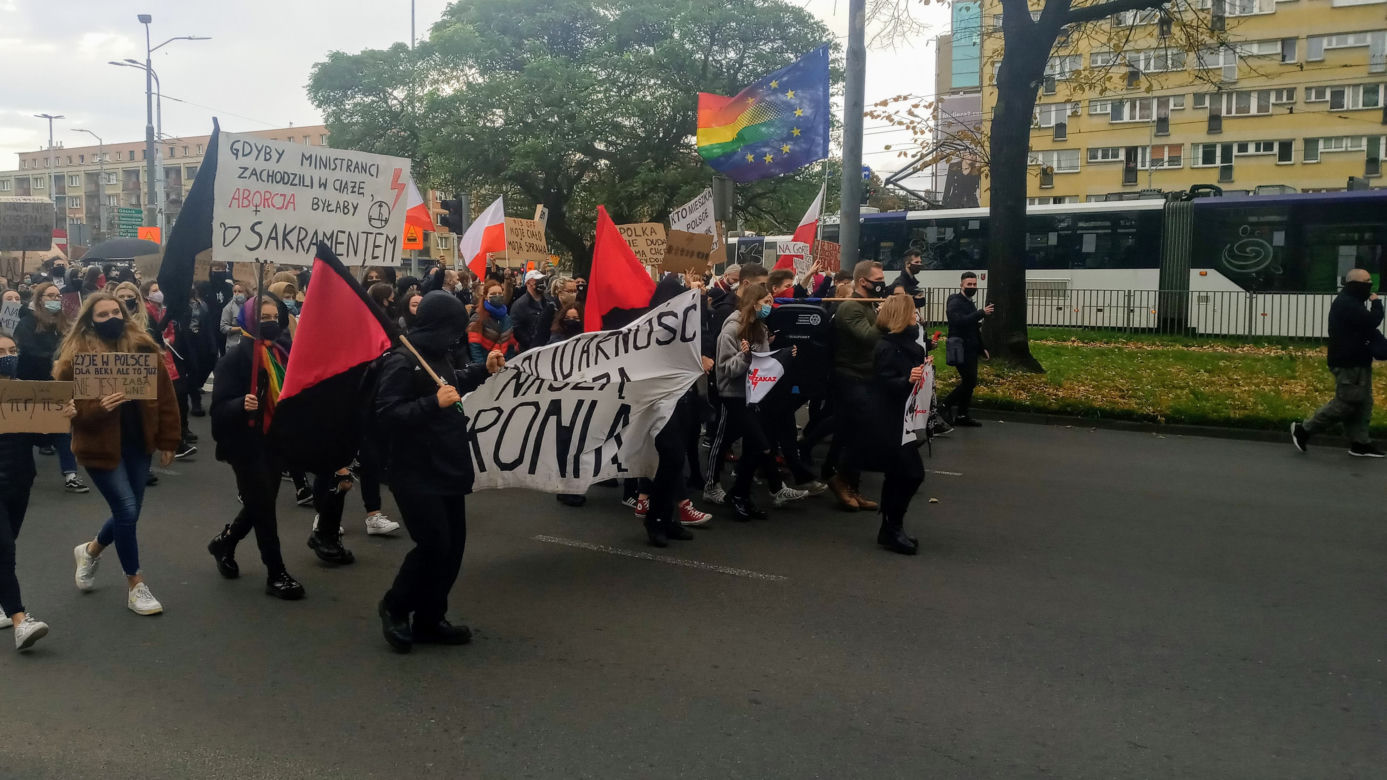 Protest kobiet w Szczecinie - 28.10.2020