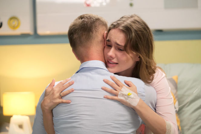 M jak miłość odc. 1903. Paweł (Rafał Mroczek), Franka (Dominika Kachlik)