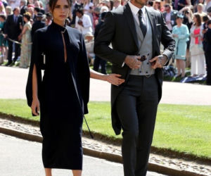 Victoria Beckham i David Beckham na ślubie księcia Harry'ego z Meghan Markle