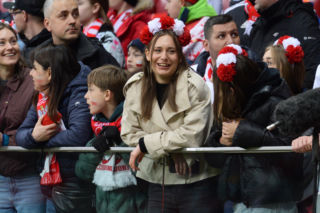 Tłumy kibiców na PGE Narodowym. Polska walczy z Albanią w Warszawie [ZDJĘCIA]