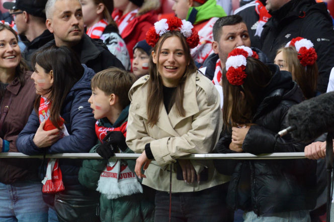 Tłumy kibiców na PGE Narodowym. Polska walczy z Albanią w Warszawie [ZDJĘCIA]